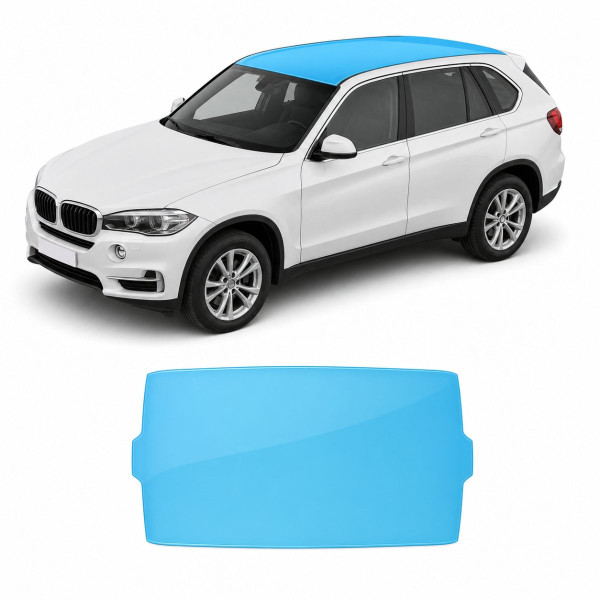 Антигравийная защитная бронепленка по лекалам для BMW X5 F15 2013-2018 - зона крыши