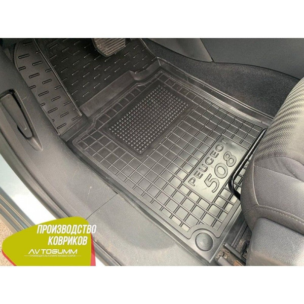 Водійський коврик в салон Peugeot 508 2011- (Avto-Gumm)