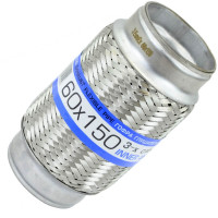Гофра глушителя 60 х 150 мм Трехслойная (EuroEx)