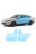 Антигравийная защитная бронепленка по лекалам для BYD Qin L (Seal 06 / Seal 6 DM-i) I 2024- зоны дверей и стойки окон