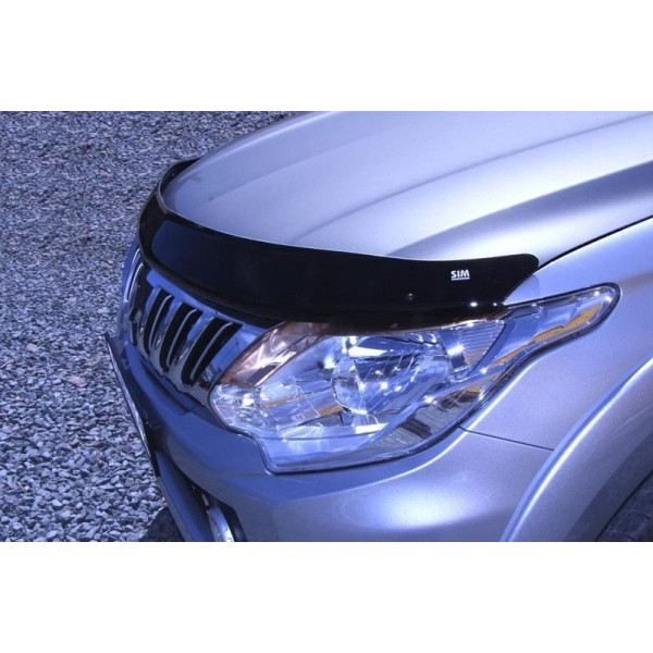 Дефлектор капота мухобойка Mitsubishi L200 15- / Mitsubishi Pajero Sport 16-