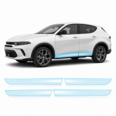 Антигравийная защитная бронепленка по лекалам для Dodge Hornet I 2023- нижняя зона кузова пороги