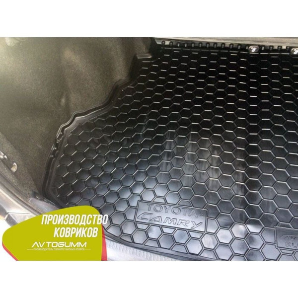 Автомобільний килимок в багажник Toyota Camry 50 2011- (Prestige / Premium) / Гумовий (Avto-Gumm)