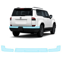 Антигравійна захисна бронеплівка за лекалами для Lexus GX J250 2023- задній бампер