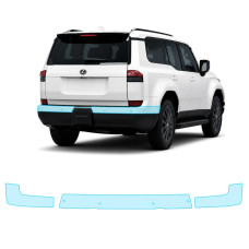 Антигравийная защитная бронепленка по лекалам для Lexus GX J250 2023- задний бампер