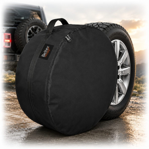 Чехол защитный для запасного колеса Beltex R16 - R20 XXL Ø85x27 см Черный