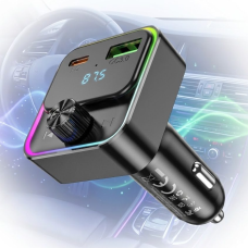 Автомобільний FM модулятор (трансмітер) Hoco E81 PD30W + QC3.0 з швидкою зарядкою
