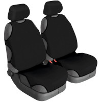 Авточехлы майки для передних сидений Beltex COTTON Черные (BX11210)