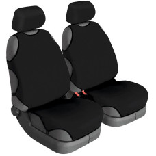 Авточохли майки для передніх сидінь Beltex COTTON Чорні (BX11210)