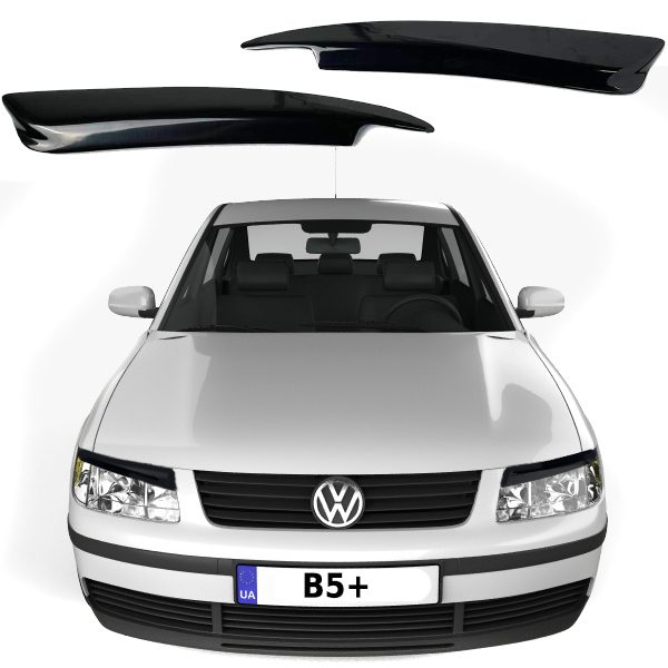 Вії фар для Volkswagen Passat B5+ 2000-2005 Седан / Універсал Voron Glass