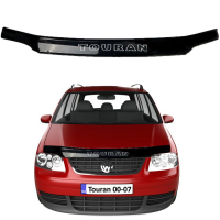 Дефлектор капота мухобійка Volkswagen Touran 2003-2007 Voron Glass