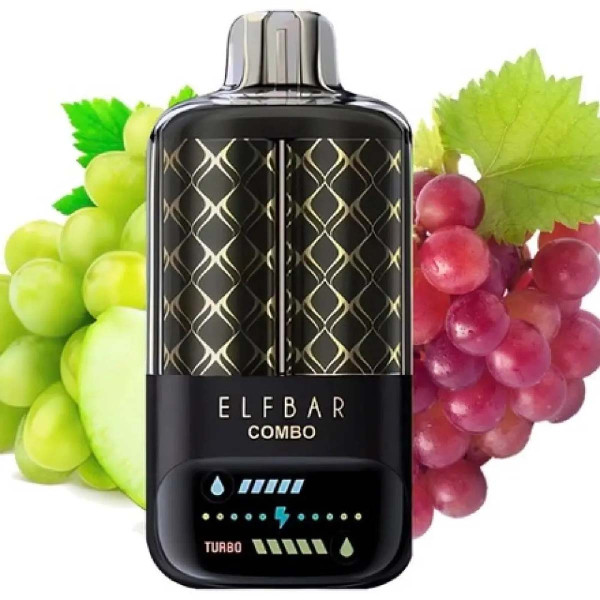 Elf Bar Combo 20000 Green Apple & Grape Зелене Яблуко & Виноград