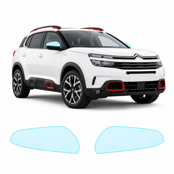 Антигравійна захисна бронеплівка за лекалами для Citroen C5 Aircross I 2017-2021 - дзеркала