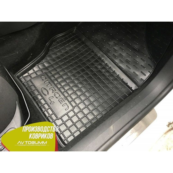 Передні килимки в автомобіль Citroen C4 2010- (Avto-Gumm)