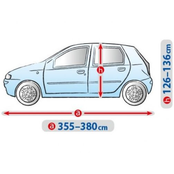 Тент автомобильный для Хечбека / Универсала Kegel-Blazusiak M2 380-405 х 126-136 см Basic Garage (5-3955-241-3021)