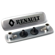 Эмблема шильдик Renault для автомобильных ковриков Алюминий 1 шт