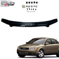 Дефлектор капоту мухобійка для Audi A4 (В6) 2001-2005 Євро Кріплення (Vip Tuning) AD08