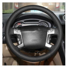 Чохол Обплетення Керма для Ford Mondeo/Galaxy/C-Max 2006-2014 Шкіра (Модельна Викрійка) №18