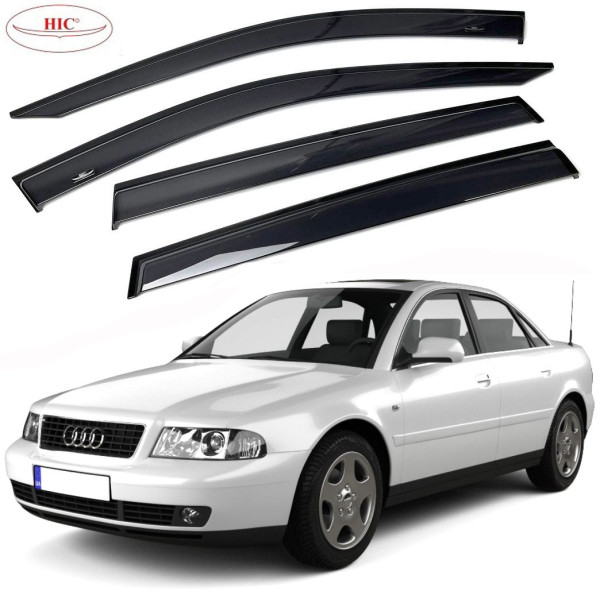 Дефлектори вікон вітровики HIC для Audi A4 (B5) 1995-2000 Седан Оригінал (AU05)