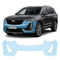 Антигравийная защитная бронепленка по лекалам для Cadillac XT6 I 2019- передний бампер