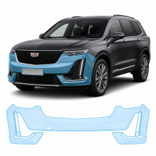 Антигравийная защитная бронепленка по лекалам для Cadillac XT6 I 2019- передний бампер