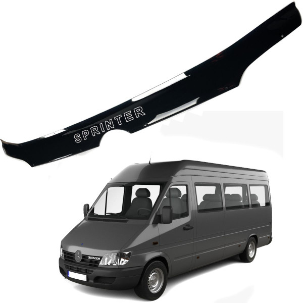 Дефлектор капота мухобойка Mercedes-Benz Sprinter 2002-2006 Voron Glass