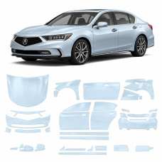 Антигравийная защитная бронепленка по лекалам для Acura RLX I facelift 2018-2020 - полный кузов