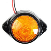 LED Габарит круглий 24V діодний Помаранчевий (MRT-11 К-195)