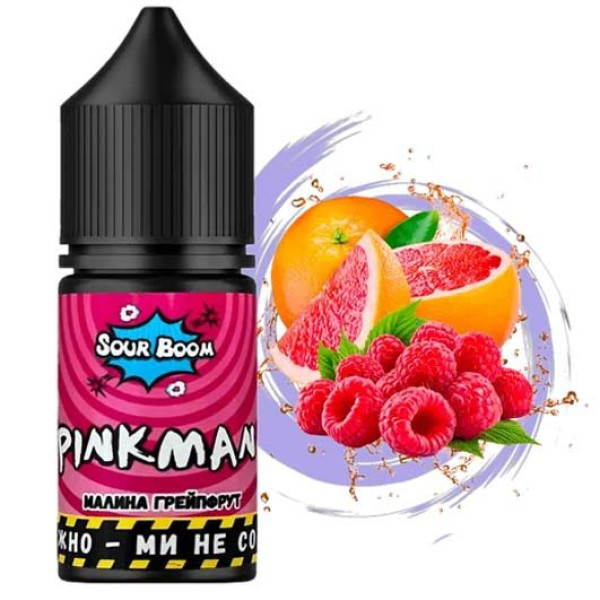 Рідина Sour Boom від Chaser 30 ml 50 mg Pinkman (Малина Грейпфрут)
