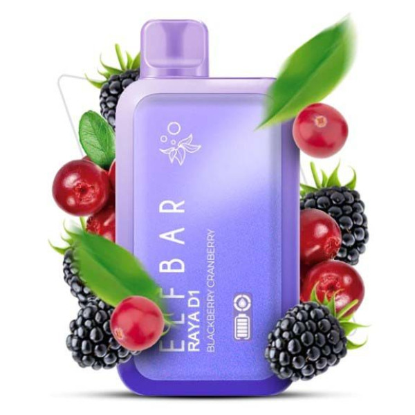 Elf Bar RAYA D13000 18 ml Blackberry Cranberry (Клюква Ежевика) С Индикацией