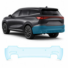 Антигравийная защитная бронепленка по лекалам для Chery Tiggo 8 Pro Max (PHEV) I 2024- задний бампер