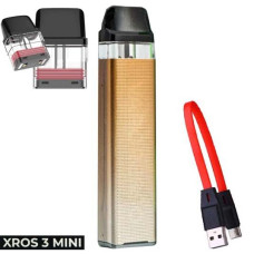 Багаторазова Pod-система Vaporesso Xros 3 Mini 1000mAh 2 мл Phantom Gold Золотистий