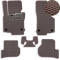 Килимки в салон EVA для Volkswagen Golf VI 2008-2012 з підп'ятником Коричневі 5 шт