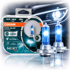 Галогенові лампи Osram H7 12V 55W +100% Cool Blue Intense Next Gen (64210CBN-HCB BOX)