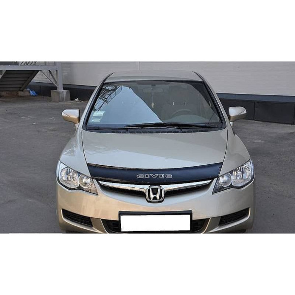 Дефлектор капоту мухобійка Honda Civic 2006-2012