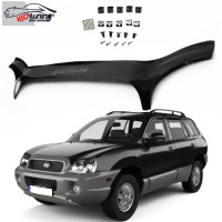 Дефлектор капота мухобойка для Hyundai Santa Fe 2000-2006 (Vip Tuning) HYD56