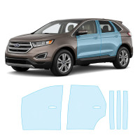Антигравийная защитная бронепленка по лекалам для Ford Edge (US) II 2015-2018 - зоны дверей и стойки окон
