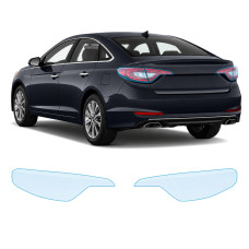Антигравийная защитная бронепленка по лекалам для Hyundai Sonata LF 2014-2017 - задние фонари стопы
