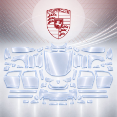 Антигравійна захисна бронеплівка за лекалами для Porsche 911 991 2011-2019 - повний кузов