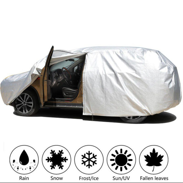 Тент автомобільний для джипа та мінівена Milex PEVA M 432x186x145 см (кишені під дзеркала)