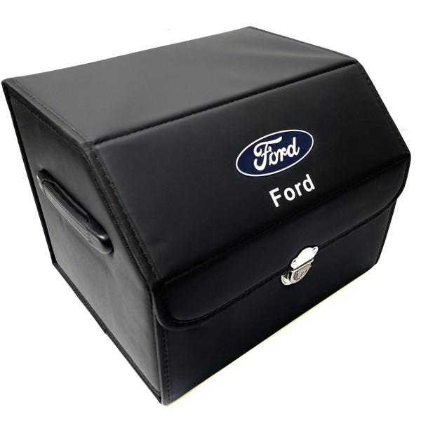 Органайзер саквояж у багажник Ford 38 x 31 x 29 см Еко-шкіра Чорний 1 шт