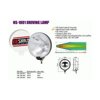 Противотуманные фары Sirius NS 1001 B-C круглые 186 мм / крышка/ корпус метал / Белые 2 шт