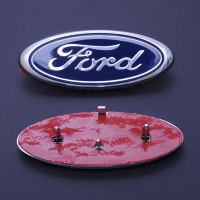Емблема для Ford 148 x 60 мм Focus у зборі скотч 3M / напрямні 148 x 60 мм / Польща