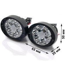 Додаткова LED фара 10W (1.5W*6) 10-60V 65x50x35 мм Далекий 104-10W 2 шт