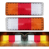 LED Задний фонарь квадратный 75LED 10-30V 265 x92 мм 2 шт (BL-64975)