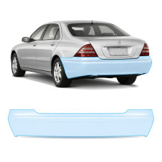 Антигравійна захисна бронеплівка за лекалами для Mercedes-Benz S-Class W220 facelift 2002-2005 - задній бампер