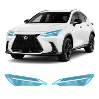 Антигравийная защитная бронепленка по лекалам для Lexus NX AZ20 2021- оптика (фары и ПТФ)
