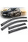 Дефлектори вікон вітровики Benke для Ford Kuga / Escape 2013-2019 Хром Молдинг Нержавіюча сталь 3D (BFDYH1323-W/S)