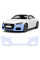 Антигравійна захисна бронеплівка за лекалами для Audi TT 8S 2014-2023 - передній бампер