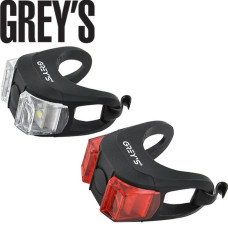 Комплект мигалок у силіконовому корпусі Grey's 3 режими 2хLED 2 шт (GR13100)